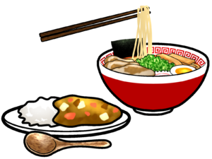 西宮北口　歯医者　カレーとラーメン